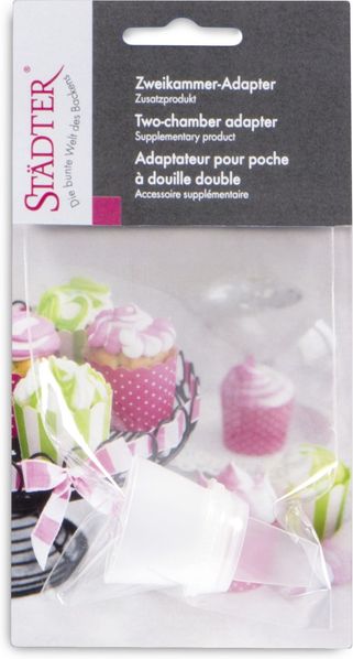 Städter Adapter zum 2-Kammer Spritzbeutel