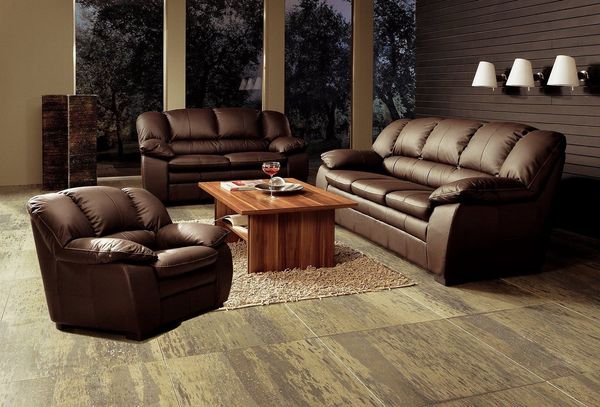 COTTA Polstergarnitur Casino, Sofa Set, 3-2-1 Sitzer, Wohnzimmer Garnitur, (Set, 3-tlg), Sessel, 2-Sitzer, 2,5-Sitzer, hohe Rückenlehne
