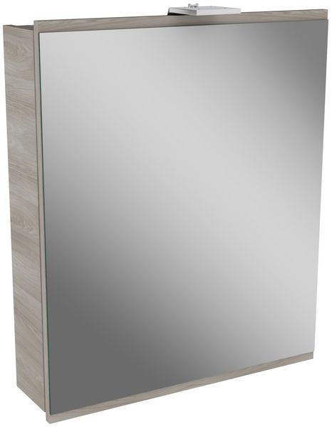 Fackelmann LIMA LED Spiegelschrank 60 cm breit, Braun