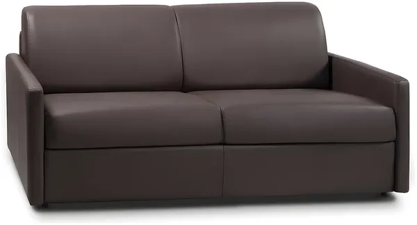 Vente-unique - CALIFE Sofa Kunstleder Braun - B 223 cm94 cm x H 85 cm x L 170 cm