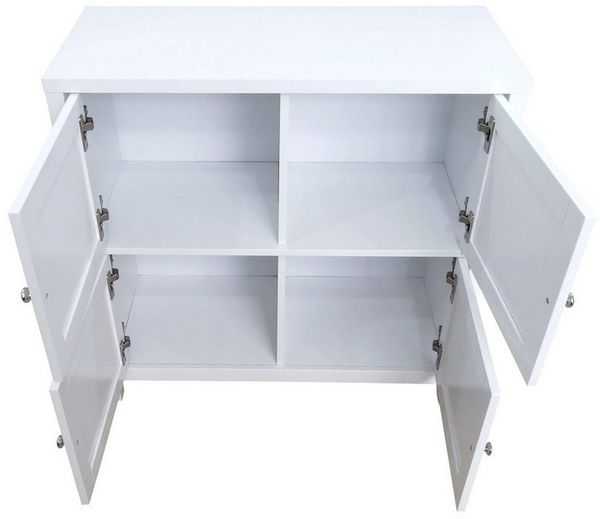 HTI-Living Kommode Kommode Hayet Weiß (Stück, 1 St, 1 Kommode), Sideboard 4 Fächer Bild 3