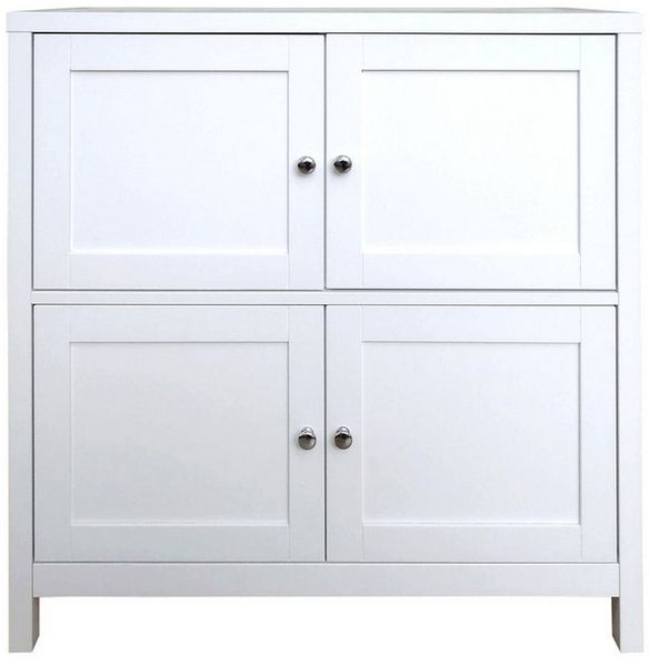 HTI-Living Kommode Kommode Hayet Weiß (Stück, 1 St, 1 Kommode), Sideboard 4 Fächer
