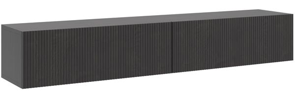 Selsey 'Nolie' TV-Hängeboard 2-türig, Holzoptik Esche Schwarz, ca. 28 x 175 x 31 cm