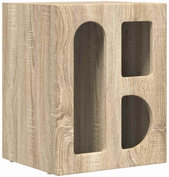 vidaXL Nachttisch Sonoma-Eiche 40 x 35 x 50 cm Holzwerkstoff 891248
