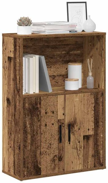 vidaXL Bücherregal Altholz-Optik 60x24x85 cm Holzwerkstoff 860416