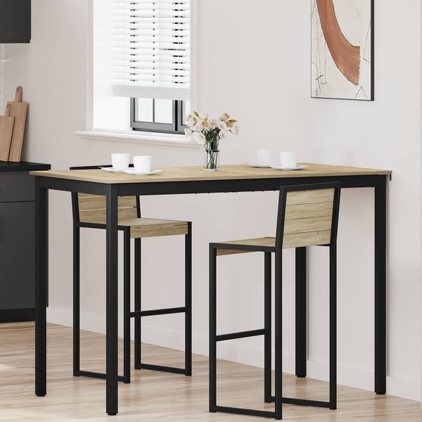 Stehtisch, Bartisch, Bistrotisch Holzwerkstoff Rechtwinklig 150 x 80 x 105 cm