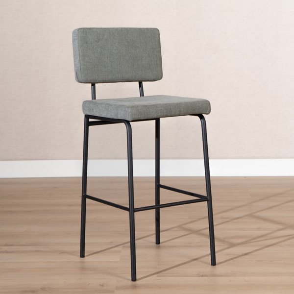 Bronx71 Barhocker Espen recycelter Stoff grün 64 - 77 cm