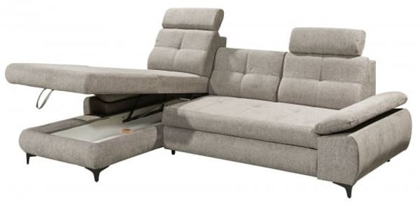 Ecksofa Altona von ED Exciting Design mit Schlaffunktion und Bettkasten – Stilvoll und Funktional