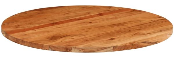 vidaXL Tischplatte Ø 70x2,5 cm Rund Massivholz Akazie 370052 Bild 3