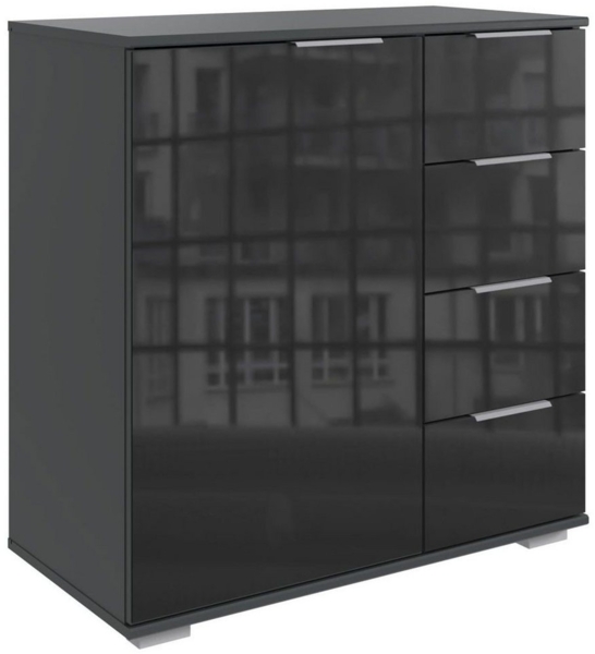 Kombikommode Easy Plus Sideboard 82cm 82x41x83cm Farbe: grau