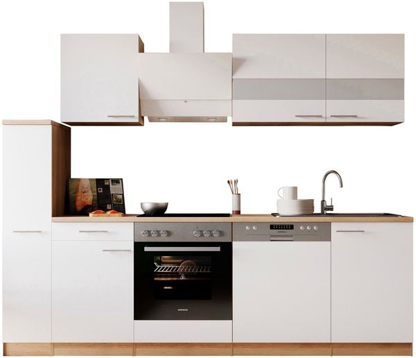 RESPEKTA Küche Merle, Breite 250 cm, mit Soft-Close, in exklusiver Konfiguration für OTTO