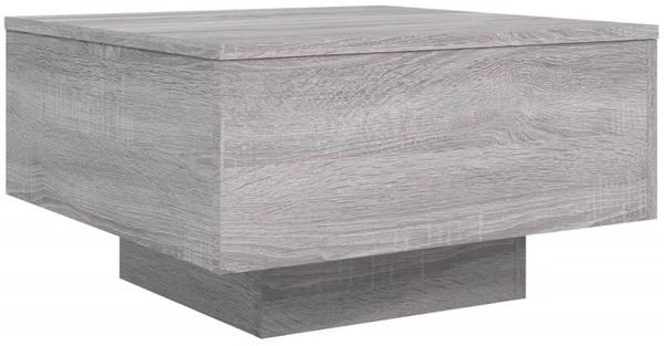 Couchtisch, Sofatisch Grau Sonoma 55x55x31 cm Holzwerkstoff
