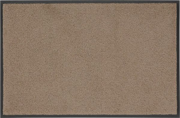 wash+Dry Fußmatte, Taupe 60x90 cm, innen und außen, waschbar, beige