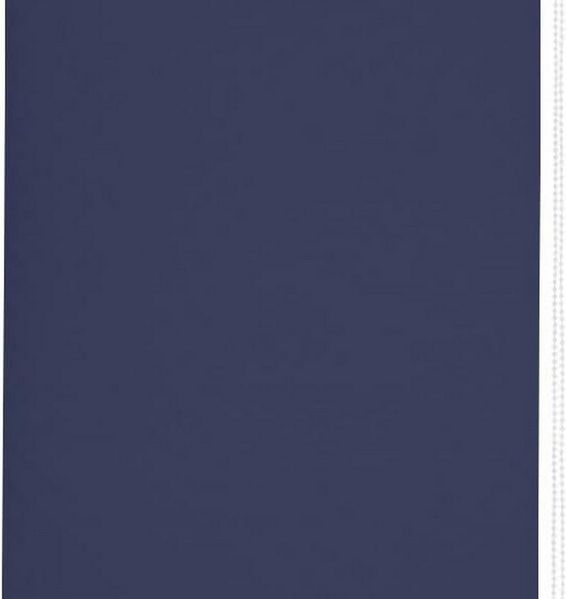 Verdunklungsrollo Klemmfix Tenebra Verdunkelungsrollo-Thermorollo 130x160 cm dunkelblau, Victoria M, blickdicht, ohne Bohren, in Führungsschienen, Klemmfix, Thermo – Isolierung, Mit Magnet