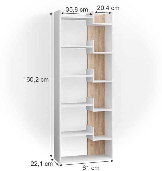 Raumteiler Fico Sonoma 61 x 160.2 cm Vicco Bild 3