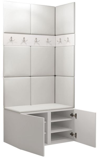 Garderoben-Set Monati I, Graphit, Farbe: Abriamo 03 Bild 4