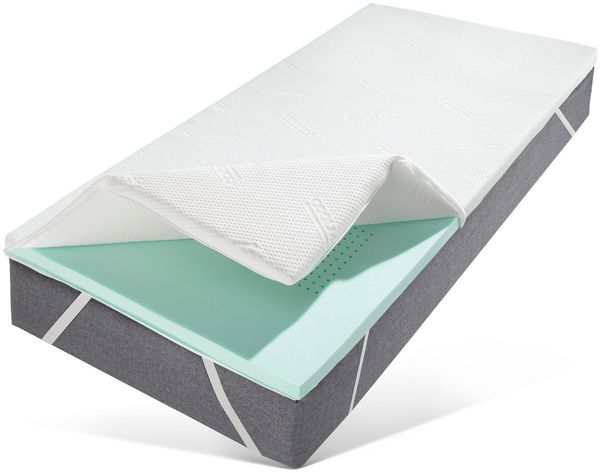 OTTO home, Topper Aquam, Topper 90x200 cm,180x200 cm in 4 Härtegraden, 6 cm hoch, Kaltschaum, Matratze, langlebige Qualität (RG 37), Hausstauballergiker geeignet