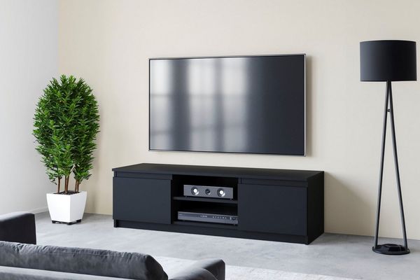 INOSIGN Lowboard DINGO, zeitloser TV-Schrank, TV-Board Breite 120 cm, grifflose Fernsehschrank