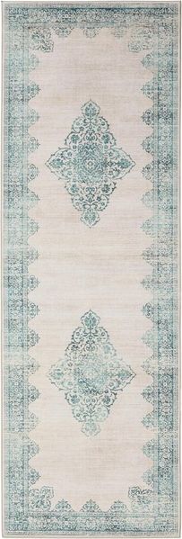benuta Läufer Laury, rechteckig, Höhe: 5 mm, Teppich Wohnzimmer, Schlafzimmer, Esszimmer, Flur, Kunstfaser, Cozy
