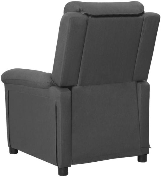 vidaXL Massagesessel Dunkelgrau Stoff [342352] Bild 4