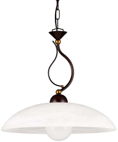 Helios Leuchten Pendelleuchte Hängelampe Landhausstil Küchenlampe Deckenlampe, ohne Leuchtmittel