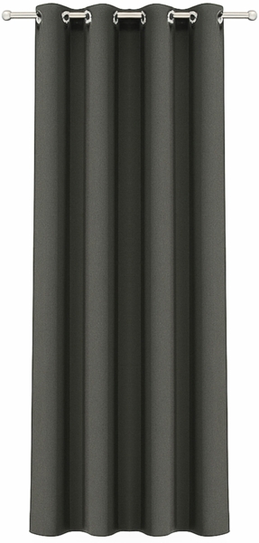 Bestlivings Blickdichte, Gardine mit Ösen, in vielen Größen und Farben 140x175 cm Anthrazit