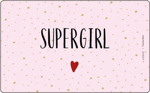 PPD Frühstücksbrett Tray Supergirl, Kunststoff