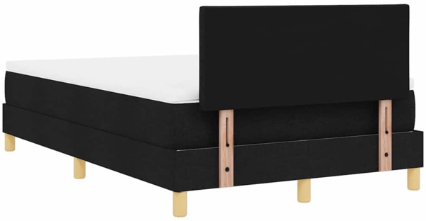 vidaXL LED Boxspringbett mit Matratze Schwarz 120 x 190 cm Stoff 3342501 Bild 9