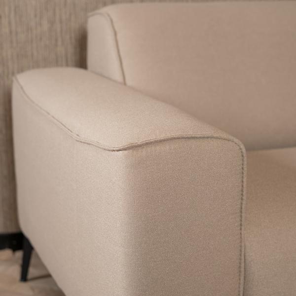 Bronx71 Ecksofa Vegas Stoff taupe links/rechts Bild 5