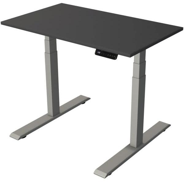 Kerkmann Steh-/Sitztisch Move 2 elektrisch Fuß silber 100x60x63-127cm