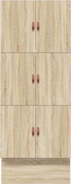 vidaXL Bett mit Stauraum mit Tür Sonoma-Eiche 226,5 x 75 x 31,5 cm 3335679 Bild 10