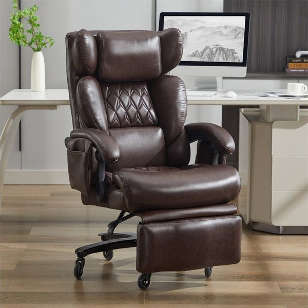 REDOM Bürostuhl Relaxsessel mit Massage & Heizfunktion (360° drehbar, verstellbare Rückenlehne, 1 St), mit Massage