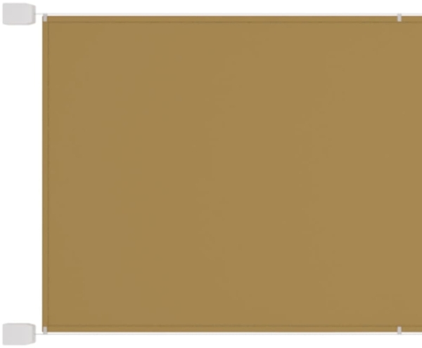 vidaXL Senkrechtmarkise Beige 140x1000 cm Oxford-Gewebe 148267