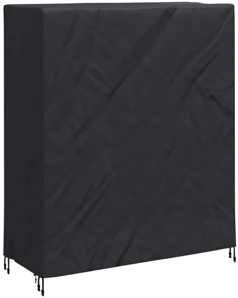 vidaXL Pingpong Tischbezug Uni Schwarz 165 x 70 x 185 cm Stoff 4105929