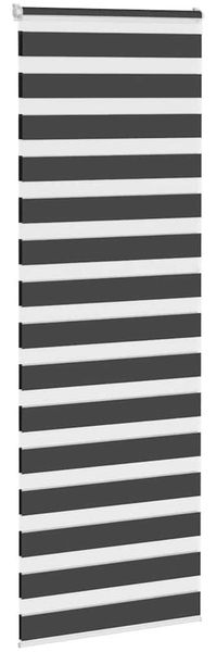 vidaXL Doppelrollo Schwarz 85x200 cm Stoffbreite 80,9 cm Polyester 4014258 Bild 3