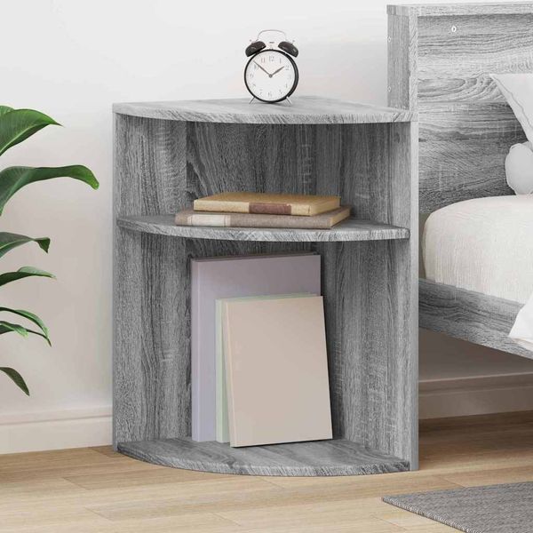vidaXL Beistelltisch Graues Sonoma 39,7 x 39,7 x 60 cm Holzwerkstoff 891136