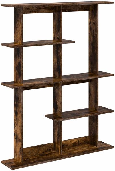 vidaXL Wandregal Raucheiche 102 x 20 x 130 cm Holzwerkstoff 8012056