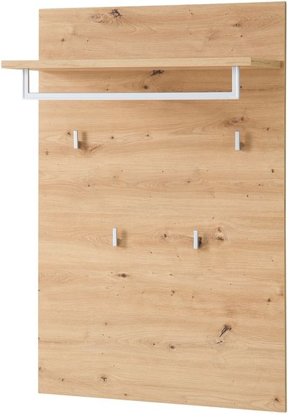 Garderobenpaneel >Bari< in Artisan Eiche Dekor - 78x117x30cm (BxHxT)