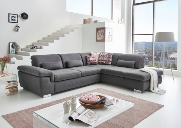 Die PlanBar Ecksofa MP-IN17041 L-Form, Sitztiefenverstellung, optional mit Kopfteilverstellung & Bettfunktion Bild 2