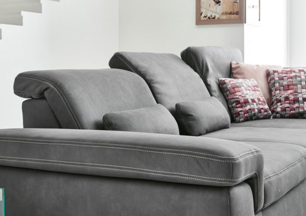 Die PlanBar Ecksofa MP-IN17041 L-Form, Sitztiefenverstellung, optional mit Kopfteilverstellung & Bettfunktion Bild 3