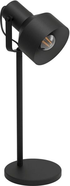 Eglo 99554 Tischleuchte CASIBARE E27 1X28W Stahl schwarz L:16cm B:12cm H:49cm mit Kabelschalter