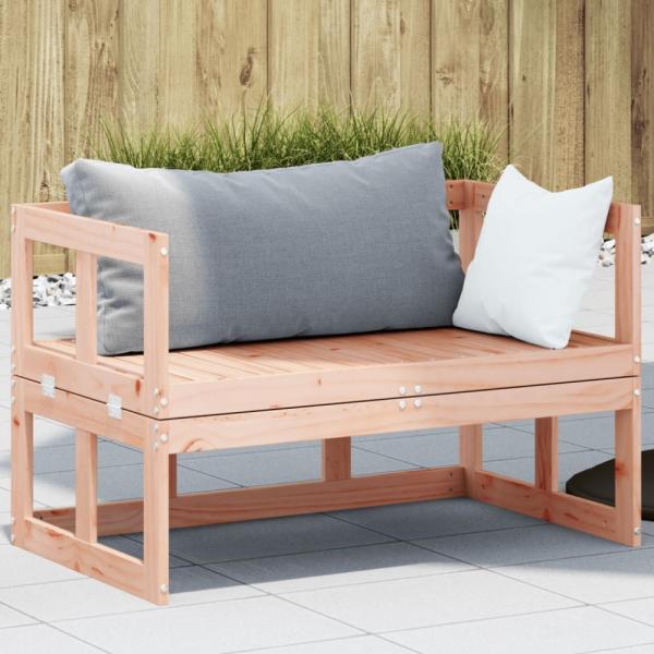 vidaXL 2-in-1 Gartensofa Verlängerbar Massivholz Douglasie 832613