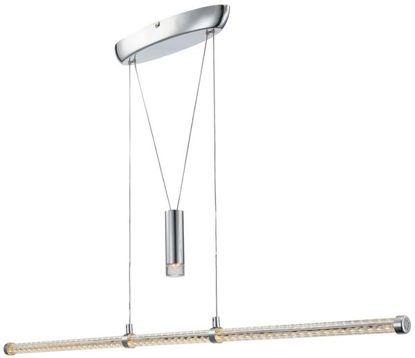 Pendelleuchte, Höhenverstellbar, 1 flammig, LED, H 100-150 cm