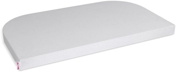 babybay Jersey Spannbetttuch Deluxe passend für Modell Verlängerungsseite Boxspring XXL, zartgrau