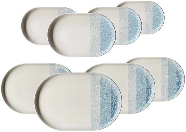 Ritzenhoff & Breker Trio Servierplatten-Set 8-teilig - Blau