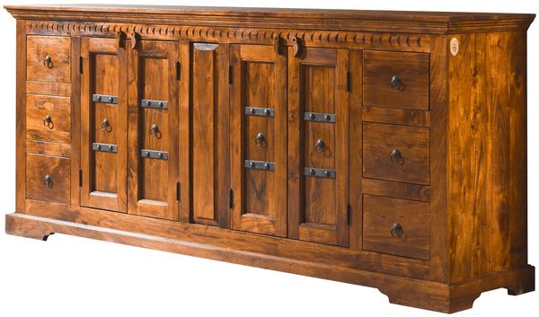 Sideboard Akazie 212x50x93 honig lackiert OXFORD #0414