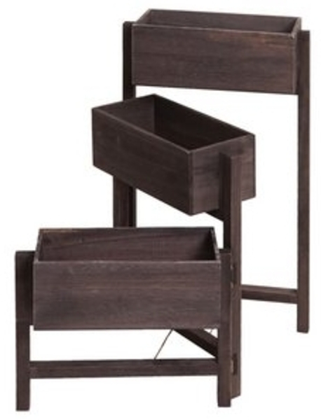 MCW Standregal T275, 3 Körbe für Pflanzen, Bodenschoner, Individuell aufklappbar Bild 6