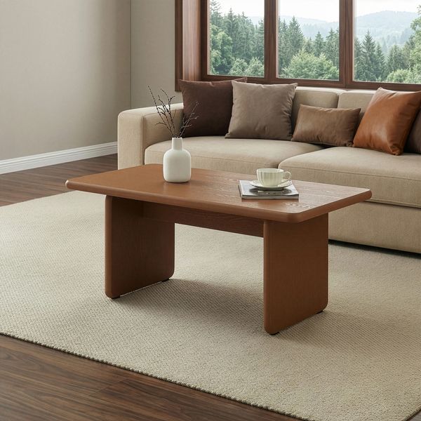 Couchtisch Gäljami 100x55x44 cm Walnussoptik [en. casa]