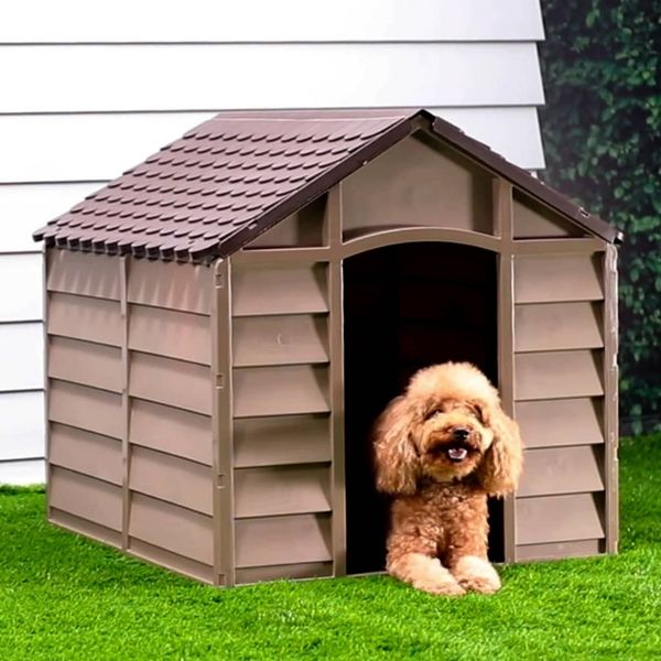 vidaXL Hundehütte Braun 86x84x82 cm Polypropylen 94214
