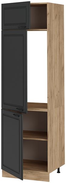 Kühlumbauschrank R-Line Anthrazit Landhaus 60 cm Vicco Bild 4